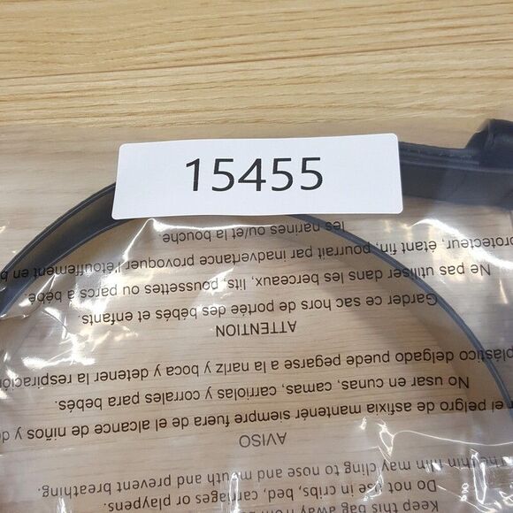 PGA TOUR Mens Belt Size 32 Black Leather Center Stripe Dress Casual Golf - Picture 6 of 6